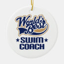 Search for swim coach christmas tree decorations Sports