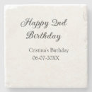 Search for calligraphy coasters Happy birthday