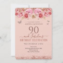 Search for 90 and fabulous invitations Floral