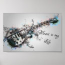 Search for music typography posters Watercolor