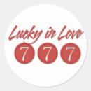 Search for get lucky stickers Lucky in love