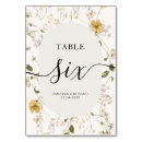 Search for bohemian floral wedding table cards Black and white