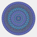 Search for teal and gold stickers Mandala