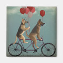 Search for bicycle square magnets Dogs on bicycles