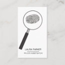 Search for private detective business cards Security
