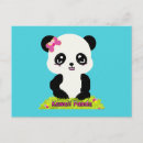 Search for cute panda postcards Green