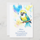 Search for parrot invitations Watercolor