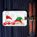 Search for santa claus luggage tags Gnome