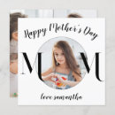 Search for black and white mothers day cards Typography