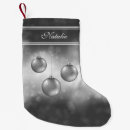 Search for grey christmas stockings Silver