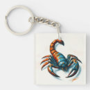 Search for zodiac animal key rings Scorpion
