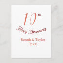 Search for happy 10th anniversary cards 10 20 30 40