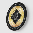 Search for golden wedding anniversary clocks Elegant