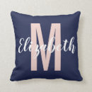 Search for navy blue and pink cushions Modern