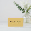 Search for gold lettering business cards Girly