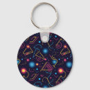 Search for geometric shapes key rings Colorful