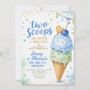Search for scoop birthday invitations Two scoops party