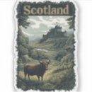 Search for scottish highland cattle stickers Scotland