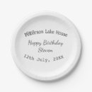 Search for beach paper plates Happy birthday
