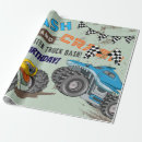 Search for monster truck wrapping paper Colourful