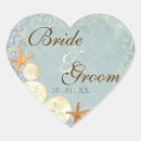 Search for fish wedding stickers Coastal