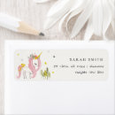 Search for rainbow unicorn return address labels Girls