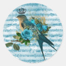 Search for blue bird stickers Floral