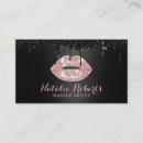 Search for black makeup artist business cards Beauty salon
