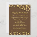 Search for giraffe print invitations Animal