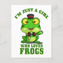 Search for i love frogs postcards Green