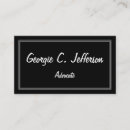 Search for advocate business cards Professional