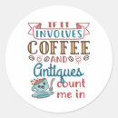 Search for funny coffee lover stickers Saying