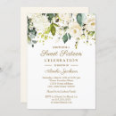 Search for gold confetti invitations Floral