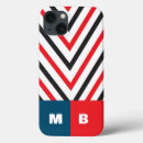 Search for red chevron iphone cases Initials
