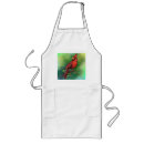 Search for cardinal bird aprons Red
