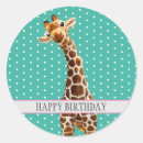 Search for adorable giraffe stickers Birthday
