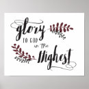 Search for highest posters Glory to god