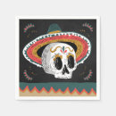Search for sugar skull napkins Mexican