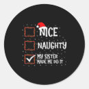 Search for naughty stickers Xmas promotions