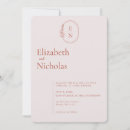 Search for modern blush terracotta invite wedding wedding invitations Minimalist