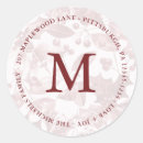Search for traditional monogram stickers Return address