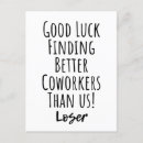 Search for coworker postcards Colleague