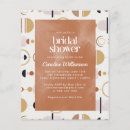 Search for moon and stars bridal shower invitations Modern
