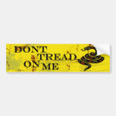 Search for dont tread on me bumper stickers Gadsden