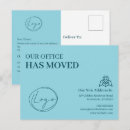 Search for business moving postcards Black and white