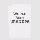Search for grandpa golf towels Best grandpa by par