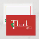 Search for holiday thank you cards Red