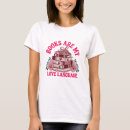 Search for romance language tshirts Pink