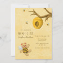 Search for bumble bee baby shower invitations Simple