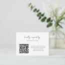 Search for cheap rsvp cards Black and white
